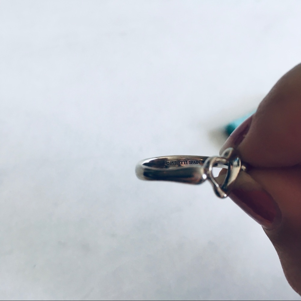 SOLD✔️3/4: Tiffany&Co Elsa Peretti Open Heart Ring - Picture 9 of 14